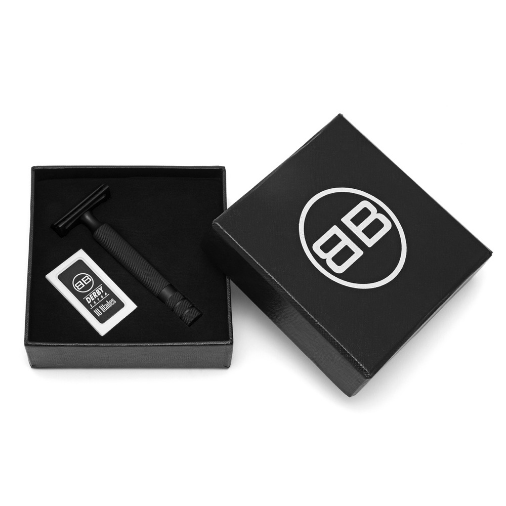 Jet Black SAFETY RAZOR for men and women - Picture 2 of 6